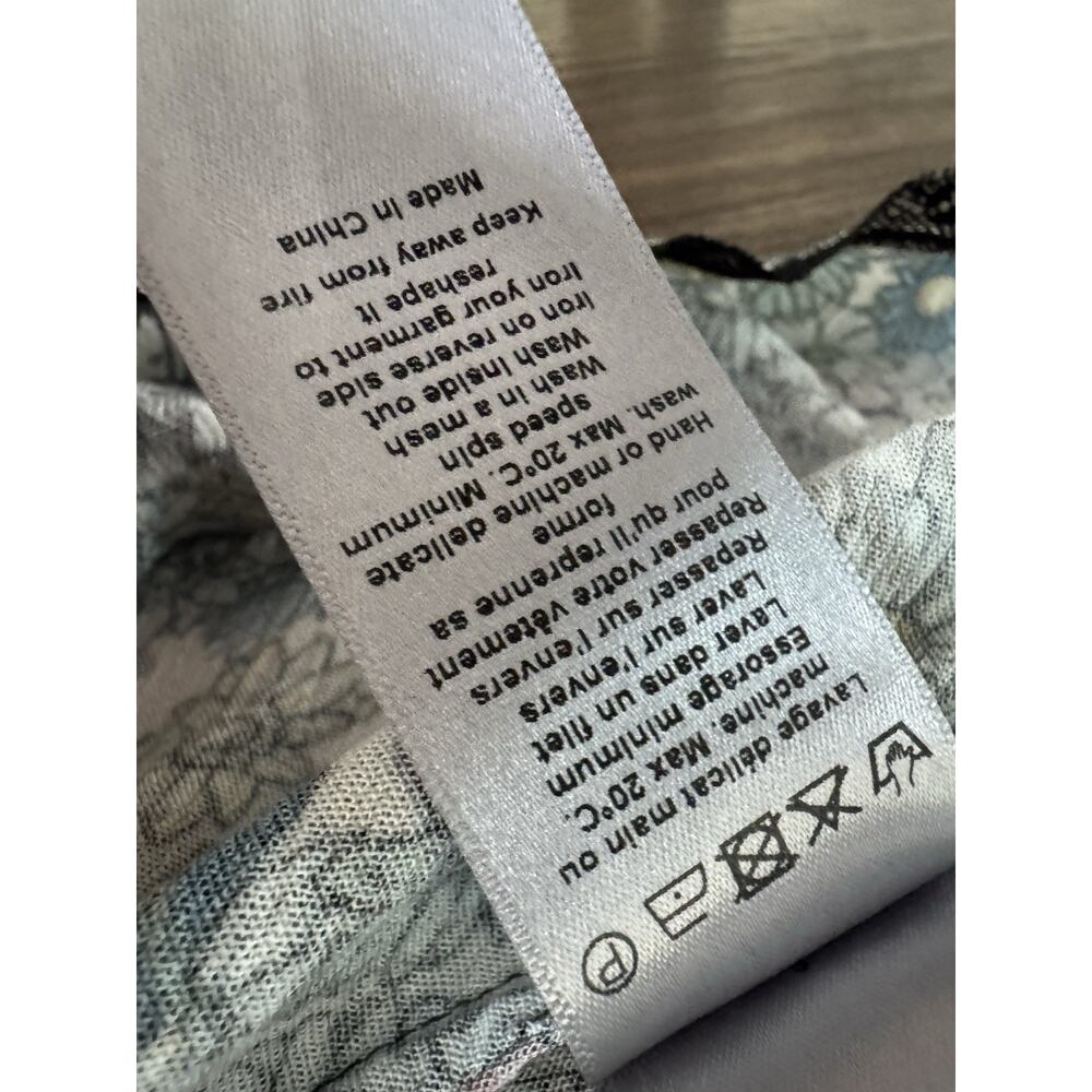 Zadig & Voltaire Dainty Dress Womens Small Lace Floral Modest Feminine Church - Picture 7 of 16